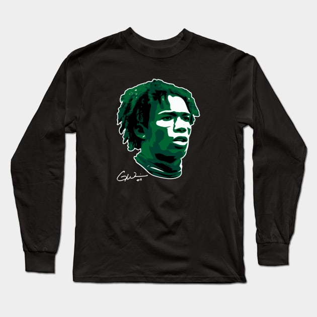 Garrett Wilson Long Sleeve T-Shirt by Off the Dome